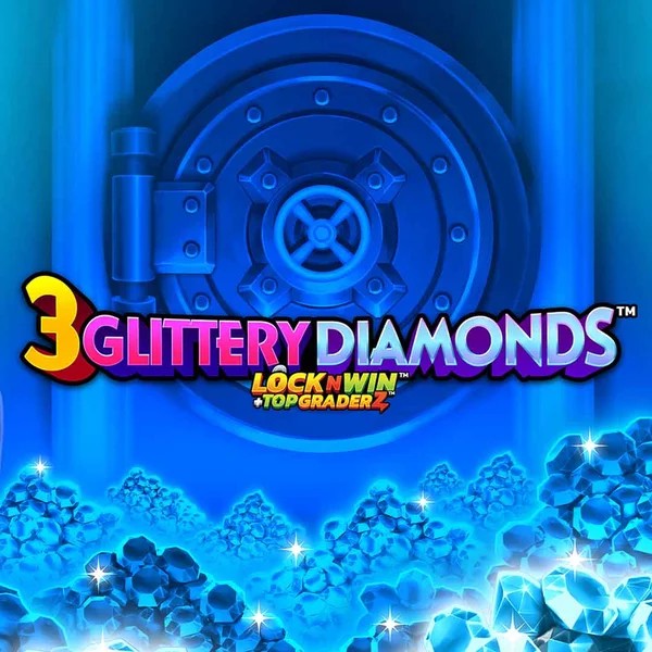 3 Glittery Diamonds logo by PearFiction Studios GGBet Casino