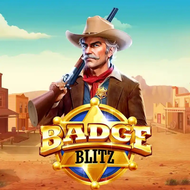 Badge Blitz online game logo by Pragmatic Play on ggbets.eu.com
