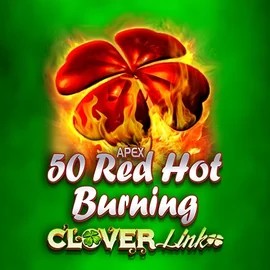 50 Red Hot Burning Clover Links by Novomatic, showcased at ggbets.eu.com – game logo