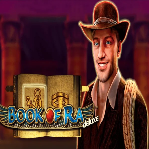 Book of Ra Deluxe slot icon by Novomatic, available at GGBet Casino