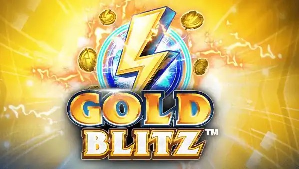 Gold Blitz slot logo by Fortune Factory Studios at GGBet Casino