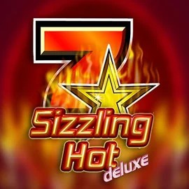 Sizzling Hot Deluxe slot logo by Novomatic at GGBet Casino