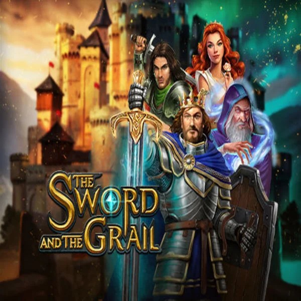 The Sword and the Grail online game logo by Play'n GO on ggbets.eu.com