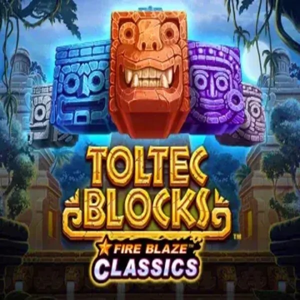 Fire Blaze: Toltec Blocks logo by Rarestone Gaming GGBet Casino